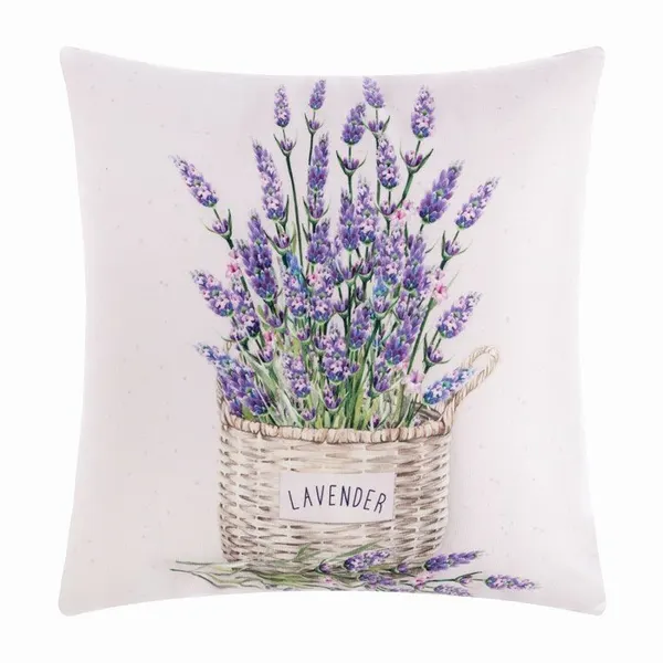 Подушка Этель "Lavender" 40х40 см, 100% п/э, 7516080