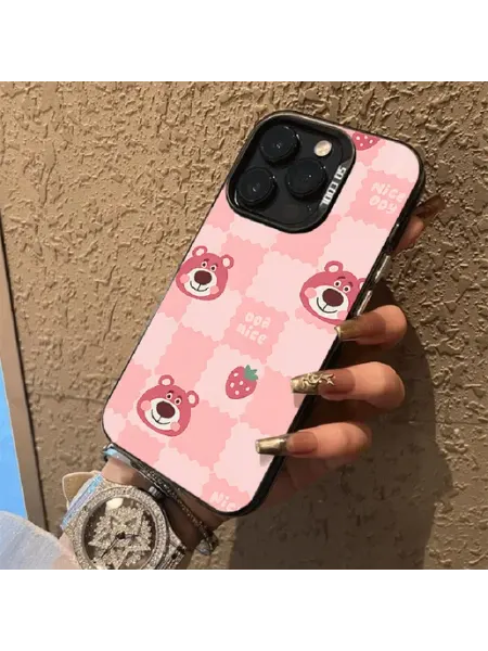 Чехол на IPHONE 11 медвед клубника
