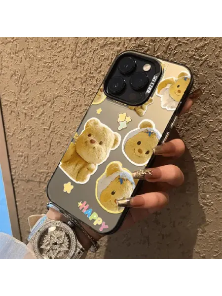 Чехол на IPHONE 12 медв счастлив 4