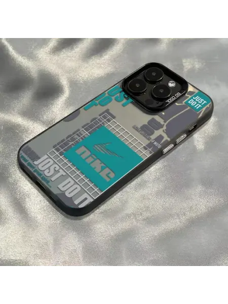 Чехол на IPHONE 12 12 PRO чёрный жуст Найк