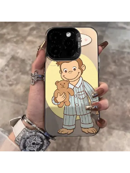 Чехол на IPHONE 12 12 PRO чёрный любовь обезьяна