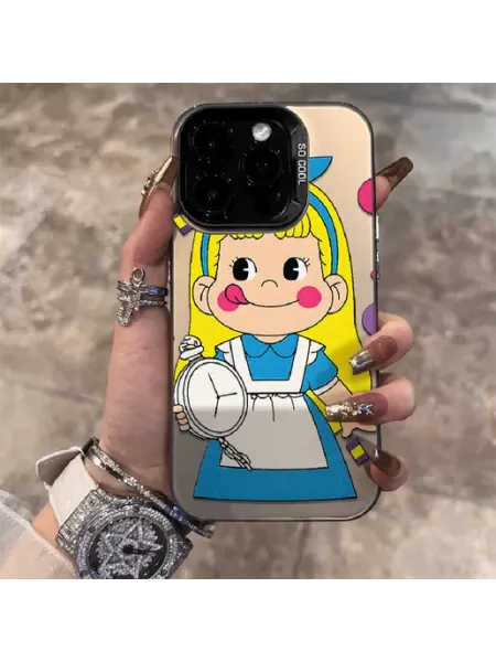 Чехол на IPHONE 15 чёрный Алике часы