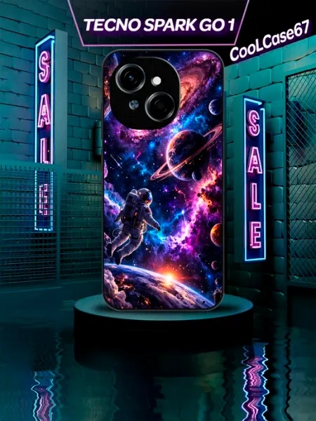 Чехол на телефон Tecno sparkgo 1 Вселенная CooLCase67
