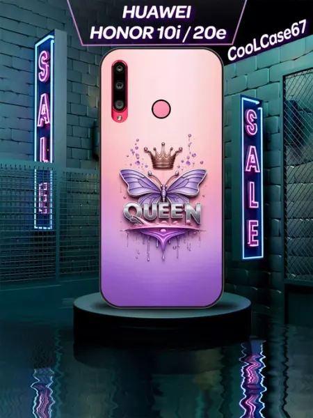 Чехол на телефон Honor 10i Королева CooLCase67