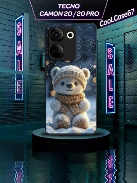 Чехол на Tecno camon 20 мишка CooLCase67