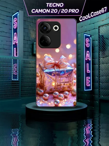 Чехол на Tecno camon 20 подарок CooLCase67