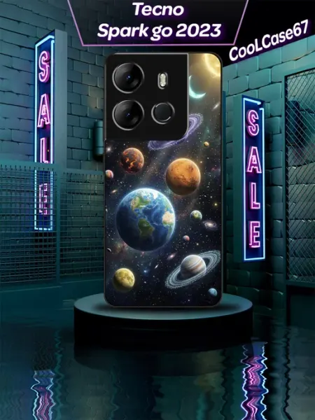 Чехол на телефон Tecno sparkgo 2023 Земля CooLCase67