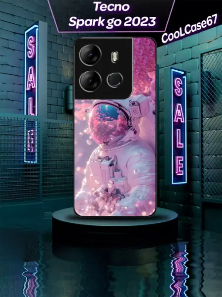 Чехол на телефон Tecno sparkgo 2023 Космонавт CooLCase67