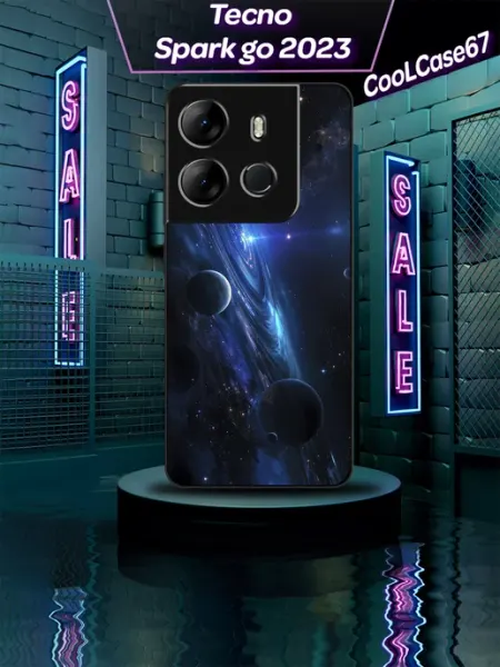Чехол на телефон Tecno sparkgo 2023 Космос CooLCase67