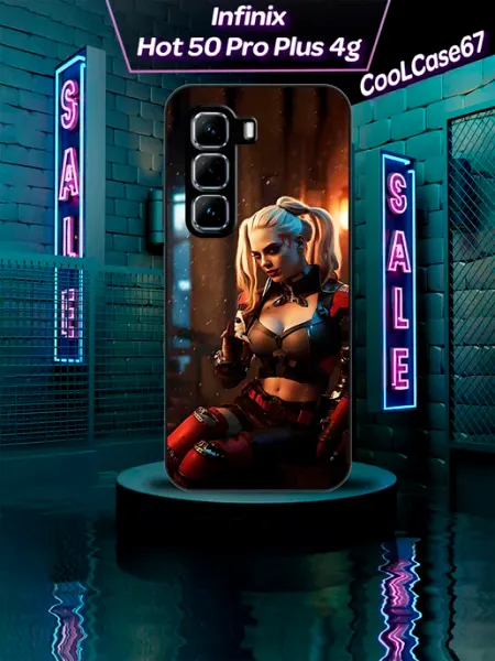 Чехол на телефон Infinix hot 50proplus харли CooLCase67