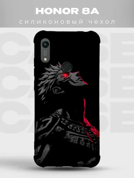Чехол на Honor 8A аниме арт тёмный воин PRINTberries