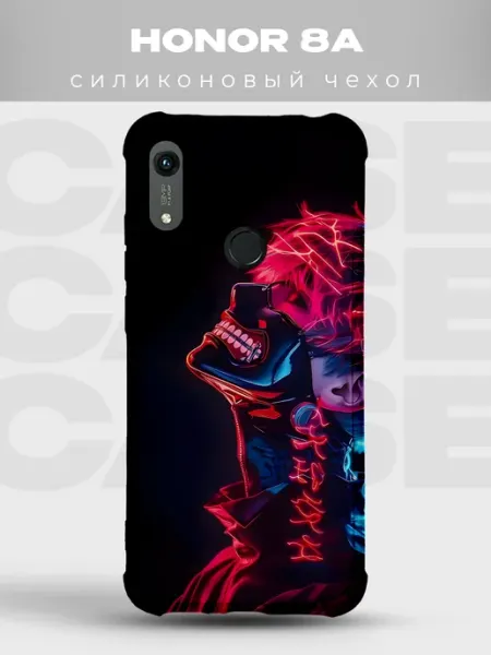 Чехол на Honor 8A аниме неон арт Сукуна PRINTberries