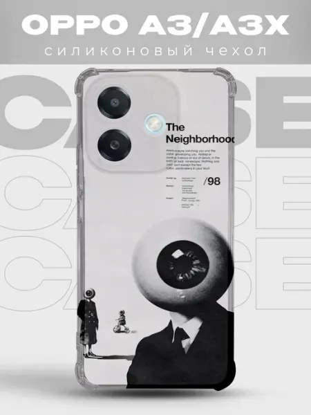 Прозрачный чехол на OPPO A3 A3X Y2K pinterest PRINTberries