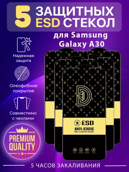 Защитное стекло для Samsung A30 Ru Store