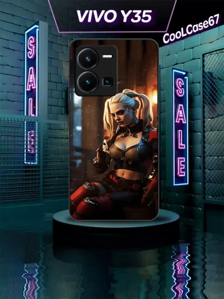 Чехол на телефон Vivo y35 харли CooLCase67