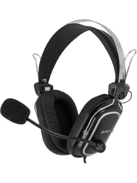Наушники с микрофоном HS-50, черный A4TECH