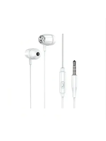 Наушники проводные с микрофоном M88 Graceful White HOCO