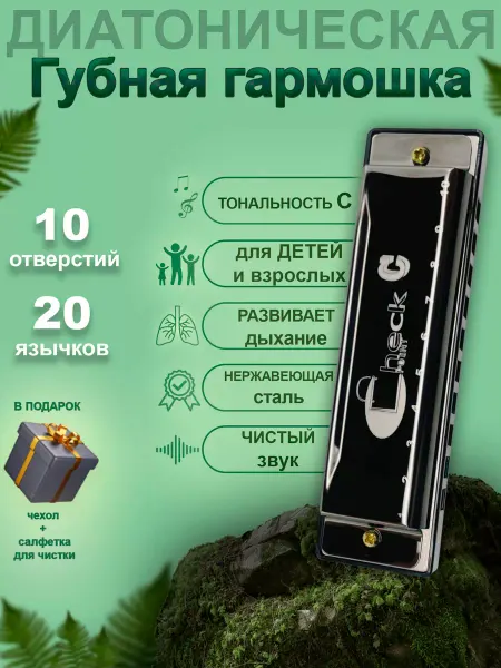 Check POINT Губная гармошка музыкальные инструменты для детей и взрослых