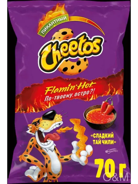 Снеки кукурузные CHEETOS со вкусом сладкий 4шт