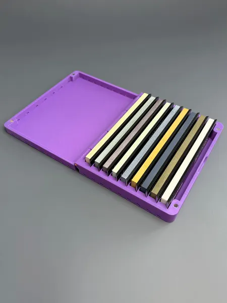 Набор камней Shapton Pro, 9 шт в пластиковом в боксе 120, 220, 320, 1000, 1500, 2000, 5000, 8000, 12000 grit