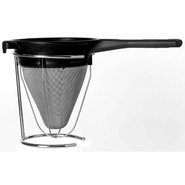 Подставка для сита-конуса и воронки-дозатора, нержавеющая сталь, 20 см (Matfer)