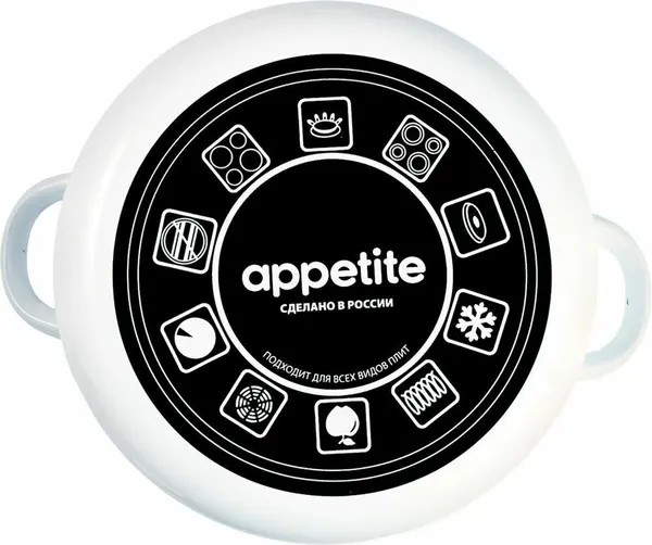Кастрюля Appetite эмал цил Veggies 4,0л тм