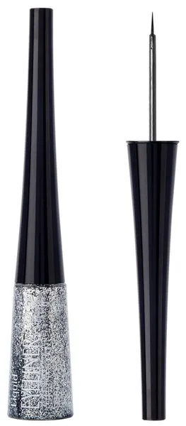 CHARME Подводка для глаз с блёстками "Deep Liner Sparkly" 160 Серебряные блёстки