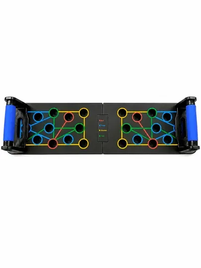 Платформа-доска для отжиманий Push Up Board с упорами и эспандерами - Фитнес