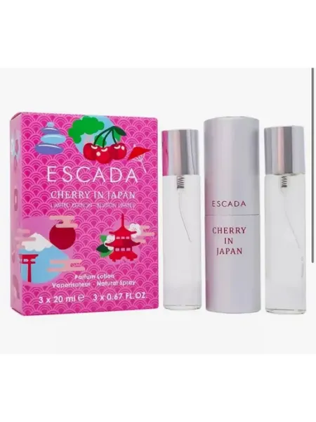 Духи миниатюрки Мини набор духов Escada Cherry in Japan-Эскаде