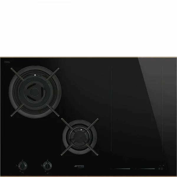 Комбинированная варочная панель (газ + индукция) Smeg PM6743R