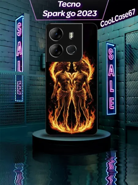 Чехол на Tecno sparkgo 2023 близнецы CooLCase67