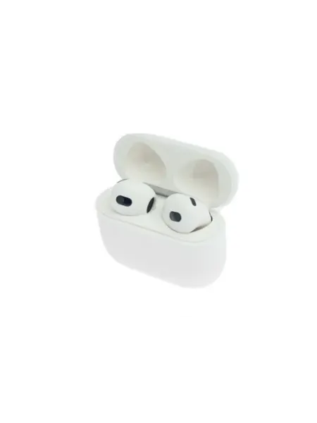 Чехол для наушников Airpods 3 Silicone без карабина белый NoName