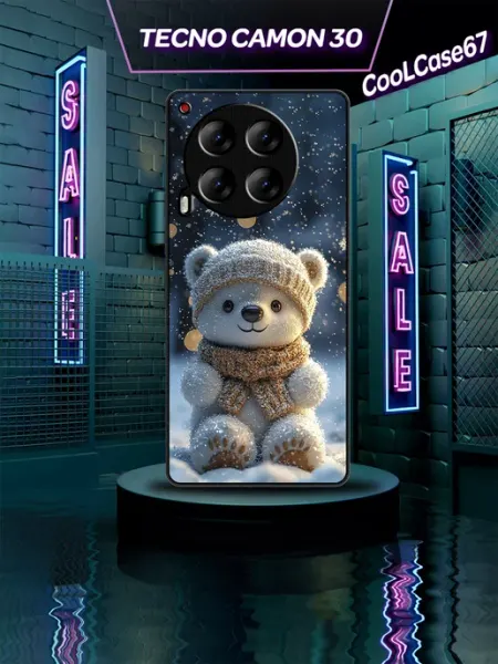 Чехол на Tecno camon 30 мишка CooLCase67