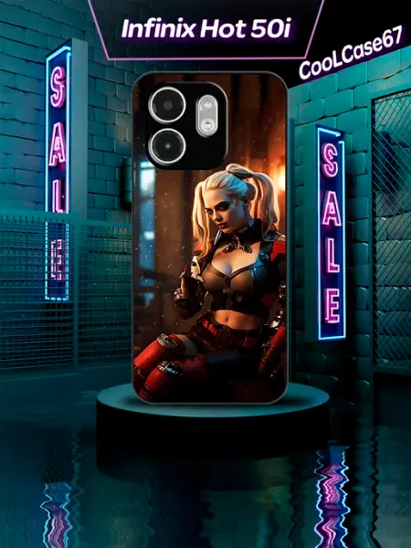 Чехол на телефон Infinix hot 50i харли CooLCase67