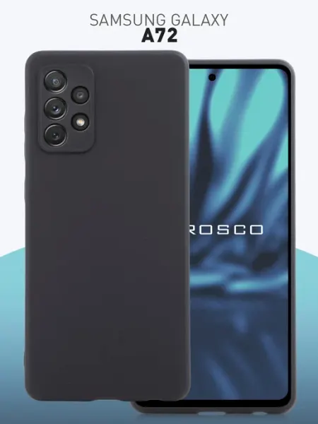 Тонкий чехол на Samsung Galaxy A72, с защитой камеры Rosco