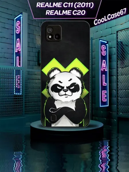 Чехол на телефон Realme c11 c20 совместный CooLCase67