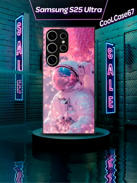 Чехол на телефон Samsung s25ultra Космонавт CooLCase67