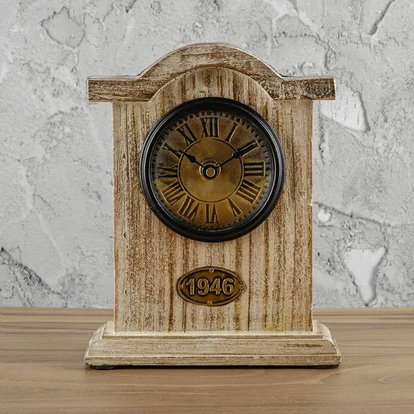 Часы настольные деревянные интерьерные Decor of today 15х6х18