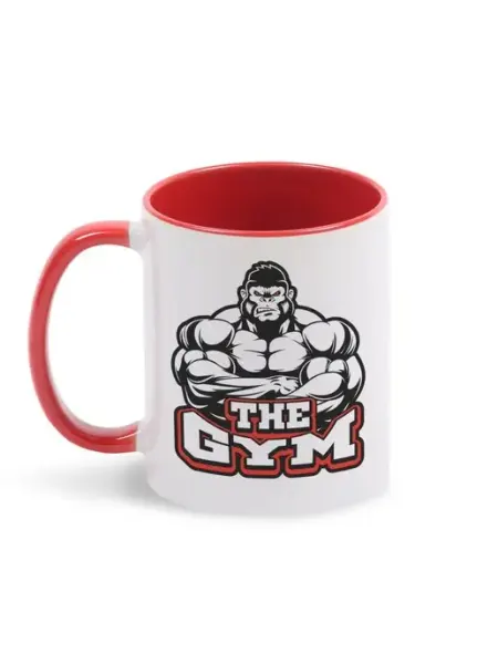 Кружка с гориллой THE GYM Спортзал Фитнес Кофе Чай Каждому Своё Sport