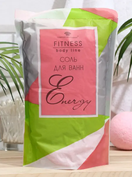 Соль для ванн Fitness Energy, 1000г