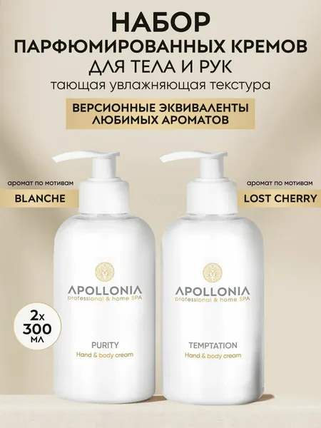 APOLLONIA HAND & BODY AROMA SET MIX Парфюмированный набор для рук и тела