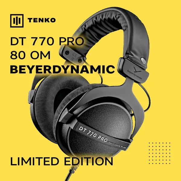 Beyerdynamic DT 770 PRO 80 Om Limited Edition, студийные наушники закрытого типа, 1 шт.