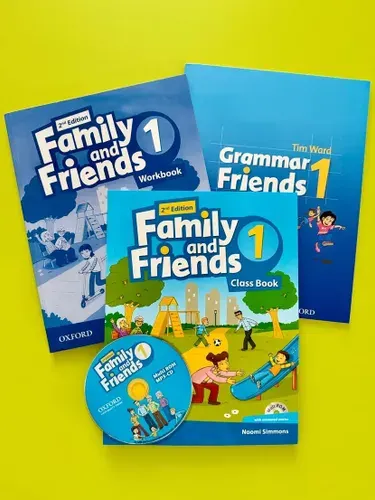 Family and Friends 1 + Grammar Friends 1 Полный комплект (учебник+рабочая тетрадь+грамматика)+CD/КОД | Симмонс Наоми, Тэмзин Томсон