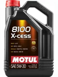 MOTUL 8100 X-CESS 5W-30 Масло моторное, Синтетическое, 5 л
