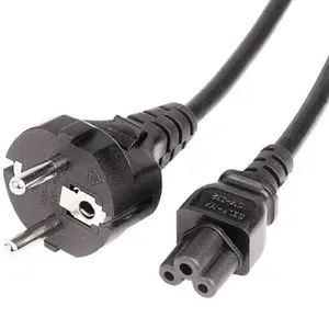 Кабель питания Cablexpert PC-186-ML12 CEE7/7(S22) - C5 220В для блока питания ноутбука - клевер 3*0.75мм - 1.8 метра