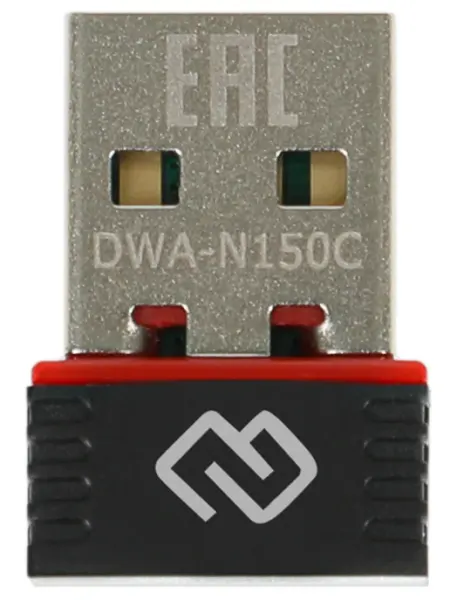 Сетевой адаптер Wi-Fi DWA-N150C N150 USB 2.0 (ант.внутр.)