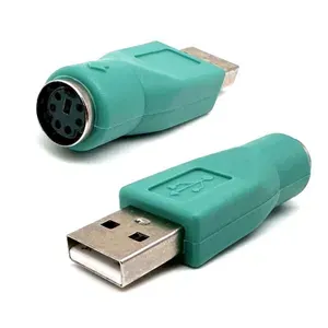 Переходник USB 2.0 - PS2, штекер - гнездо, мышь и клавиатура, 1шт