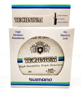 Леска SHIMANO technium 0.25 мм. 7.30 кг. 30 м. зимняя
