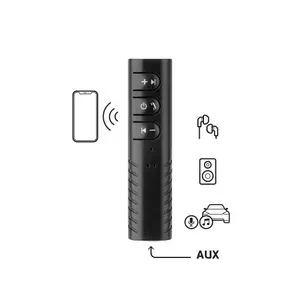 Адаптер Aux Bluetooth ресивер автомобильный, Bluetooth 5.0, Micro USB для смартфонов и наушников, черный / Без заводской упаковки