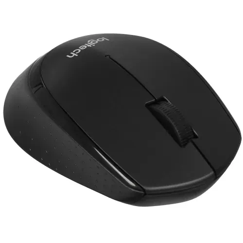Мышь компьютерная Logitech M330 SILENT PLUS беспроводная черная, оптическая 1000 dpi, USB, бесшумная, для ноутбука и ПК (910 - 004909 910 - 004924)
